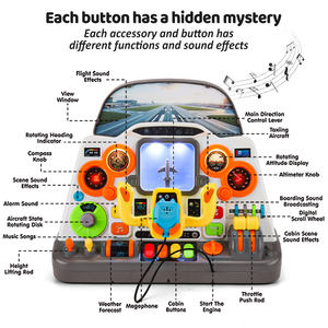 Juguete Musical con Luces para Bebés Zhorya, Juguete Educativo de Simulación de Vuelo, Juguete Interactivo para Niños con Cognición Sensorial Creativa - Product Image 4