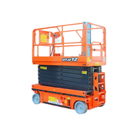 Plateforme élévatrice sur chenilles, machine de levage électrique, mini véhicule de levage, type rechargeable