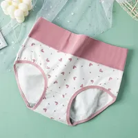 Vente en gros Culotte en coton pour fille et enfants Sous-vêtements pour étudiant Respirant pour fille