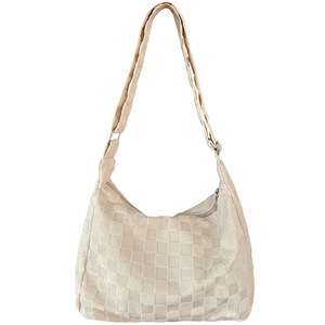 Sac messager pour femmes, motif losanges blanc cassé, sac à bandoulière de grande capacité pour un usage quotidien, été 2022 - Product Image 5