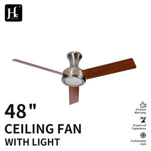 52 inch 3-blade DC motor modern decorative lighting <b>ceiling</b> <b>fan</b> with <b>LED</b> <b>lights</b> and remote control - Product Image 2