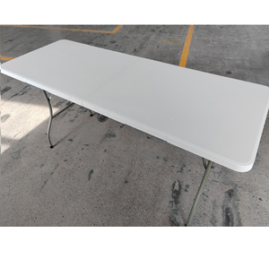 Tables pliantes en plastique <span class=keywords><strong>de</strong></span> <span class=keywords><strong>haute</strong></span> qualité, tables pliantes bon marché pour les mariages, les événements <span class=keywords><strong>de</strong></span> <span class=keywords><strong>jardin</strong></span>, pliables pour les fêtes, 4 pieds/5 pieds/6 pieds, <span class=keywords><strong>table</strong></span> d'extérieur - Product Image 5