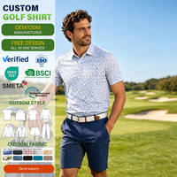 Polo de travail léger personnalisé pour hommes, séchage rapide, respirant, extensible dans les 4 sens, polo de sport et de golf à impression numérique