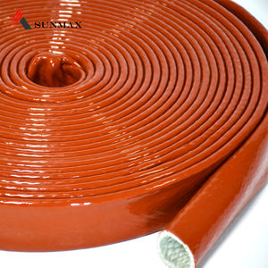 ปลอกไฟเบอร์กลาสเคลือบซิลิโคนฉนวนกันความร้อนกันไฟ - Product Image 2