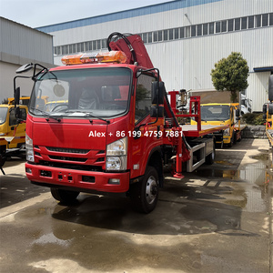 4 x2 isuzu 700p שטוח tow טרוס עם 5 טונות מפרי בום מנוף רכוב שחזור - Product Image 2