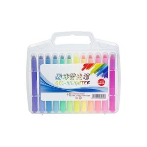 Surligneur gel <span class=keywords><strong>pastel</strong></span>, surligneur personnalisé avec logo, surligneur de grande capacité pour l'école, le bureau, les professionnels - Product Image 1
