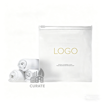 Serviette en mousseline de coton biologique 100% avec logo personnalisé, douce et naturelle, style brosse, pour femmes, usage domestique et salle de bain