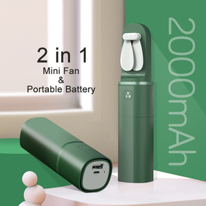 Factory Direct Sales OEM Rechargeable 2000mah USB <b>Mini</b> Handheld <b>Fan</b> with Power Bank-Portable for Household & Outdoor Use - Product Image 1