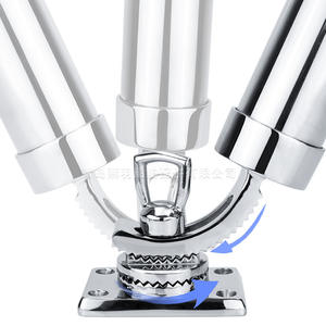 Support de canne à pêche universel pivotant Marine 316, 290 mm, pour pont de bateau, pour cannes à pêche - Product Image 1