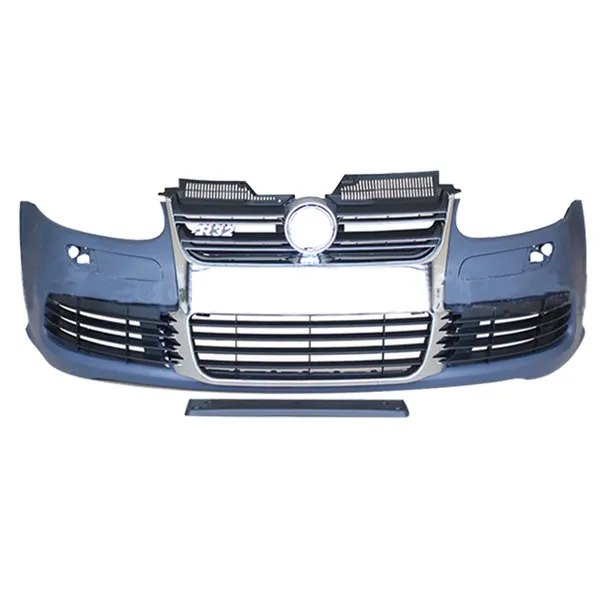 Auto Gemodificeerde Hoge Kwaliteit Pp Materiaal Voorbumper Met Grill Voor V W Golf 5 2003-2008 Verandering golf 5 R32 Body Kit