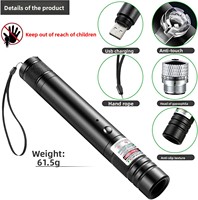 Mini Puntatore Laser USB 710 per Gatti, Giocattolo Interattivo LED con Luce Rossa e Verde, Animazioni Luminose e Funzione Indicatore