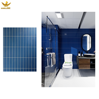Panneaux muraux SPC modernes de haute qualité, ignifuges et imperméables, avec finition marbre UV, installation facile, services de découpe sur mesure