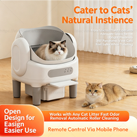 Litière Électronique Ouverte pour Chat Elecpet avec Contrôle par Application Tuya, en Acier Inoxydable 304, Arenero Electrico Para Gatos