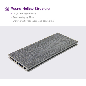 Hot Sale Customized 3D Embossed Oak Wood-Grain Outdoor Decking High Quality Smooth Wood Plastic Composite for Gardens - Product Image 3