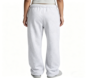 Pantalon de survêtement personnalisé Wearever pour femme grande taille, taille haute élastique, jambe large, longueur intégrale, ample, respirant, anti-boulochage, séchage rapide - Product Image 4