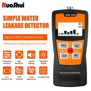 Detector de Fugas de Agua Subterránea VICTOR RuoShui 528S, Localizador Acústico de Fugas de Agua para el Hogar con Pantalla LCD - Product Image 6
