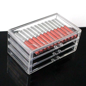 化妆盒亚克力睫毛盒首饰盒抽屉收纳器化妆展示架口红塔 - Product Image 5