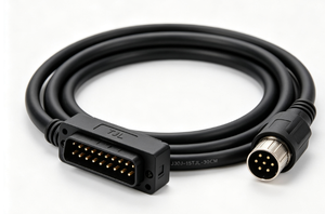 Conector Micro-D J30J‑15TJL‑30CM, conector macho de 15 núcleos con cable precableado de 300 mm para sistema de control de aviónica industrial - Product Image 1