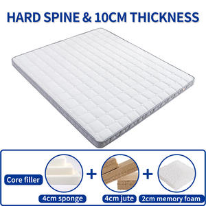 10CM d'épaisseur bébé <span class=keywords><strong>berceau</strong></span> matelas naturel Jute bébé matelas sans colle pour lit Double taille personnalisée - Product Image 3