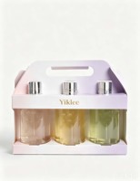 Coffret Cadeau Trio de Parfums Miniatures Personnalisables 2ml 3ml 5ml – Essentiels de Voyage Pliables