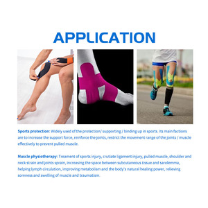 Cinta de Kinesiología Deportiva de Algodón y Spandex, 5 Metros, Impermeable, Fácil de Rasgar, Sintética, para el Cuidado de los Músculos Faciales - Product Image 6