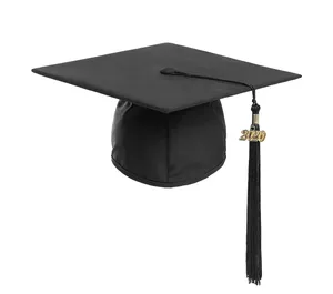 Gown Graduation Matte Black University Graduation Gown And Cap