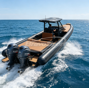 Bateau de pêche rapide en aluminium soudé certifié CE, à coque en V profond, 10,5 m, <span class=keywords><strong>pour</strong></span> la pêche côtière et en haute mer, et la <span class=keywords><strong>croisière</strong></span> - Product Image 1