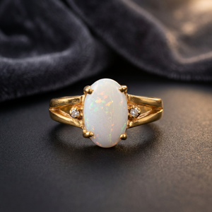 แหวนอัญมณีสีขาวและอัญมณี CZ ทำด้วยมือสินค้าใหม่ - Product Image 3
