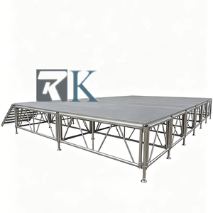 เวทีอลูมิเนียมปรับระดับความสูงได้สำหรับขาย  โครงสร้างเวที  จอแสดงผล  งานแต่งงานกลางแจ้ง งานปาร์ตี้ - Product Image 1