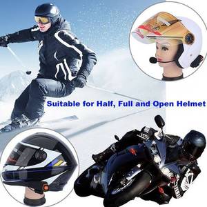 BT-S2 impermeable IPX7 para casco de Moto, auriculares inalámbricos con Bluetooth, intercomunicador para motocicleta, superasequible - Product Image 4