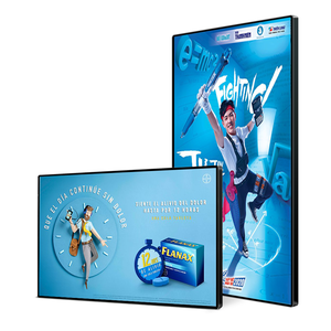 เครื่องโฆษณาติดผนังให้ความสว่างสูงตู้ป้ายดิจิตอลมัลติมีเดียจอแอลซีดีสำหรับตลาดมอลล์ - Product Image 2