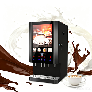 เครื่องชงกาแฟสำเร็จรูปเชิงพาณิชย์ สี่รสชาติ ตัวเครื่องสแตนเลส ใช้ในรถยนต์ โรงแรม ปลั๊กแบบ US สำหรับร้านกาแฟ สำนักงาน - Product Image 2