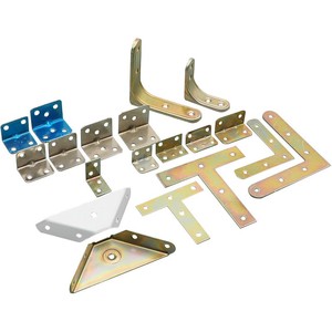 Giá đỡ hình chữ L Giá đỡ góc bằng kim loại cho kệ gỗ Đầu nối bằng thép không gỉ Phụ kiện nội thất - Product Image 5