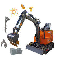 Geul Graven Machine 800Kg 1Ton 1.5 Ton 2 Ton Graafmachine Excavadoras Voor Tuin