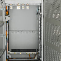 Gabinete de panel eléctrico impermeable de 4 vías Meygo, caja de distribución de bajo voltaje trifásica, equipo de distribución de energía