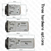 Reproductor de Mp3 de plástico para coche, receptor de Audio Fm con Bluetooth incorporado, Usb, Fm, Oem, tarjeta Sd, 12v-24v