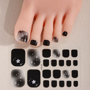 Tiras Adhesivas <span class=keywords><strong>para</strong></span> <span class=keywords><strong>Uñas</strong></span> <span class=keywords><strong>de</strong></span> Gel con Diseño Floral, Adhesivos 3D con Purpurina, Envolturas Completas <span class=keywords><strong>de</strong></span> Gel <span class=keywords><strong>para</strong></span> <span class=keywords><strong>Uñas</strong></span>, Sin Necesidad <span class=keywords><strong>de</strong></span> Hornear - Product Image 5