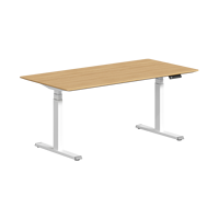 Bureau électrique ergonomique moderne en métal à hauteur réglable avec montage facile