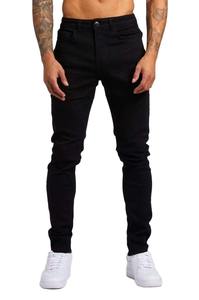 جينز رجالي مخصص أحدث طراز أفضل جودة أزياء نحيف جينز طويل مدبب لون واحد ملابس الشارع الجينز الحجري للرجال - Product Image 2