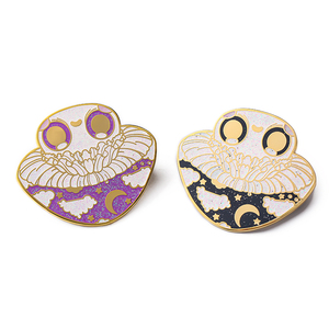 Broche en émail dur aimanté et plaqué <span class=keywords><strong>or</strong></span>, 10 pièces, <span class=keywords><strong>boucle</strong></span> en caoutchouc pour plantes - Product Image 2