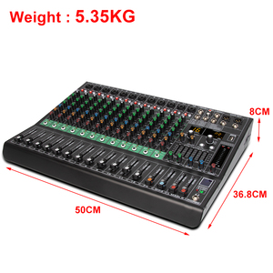 ลดราคาพิเศษ G120 Professional 48V Phantom Power Supply มิกเซอร์เสียง 12 ช่อง สำหรับการแสดงบนเวทีขนาดใหญ่ - Product Image 6