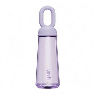 Petal-Shaped 500ml Reusable Water <b>Bottle</b> with Anti-Corrosion Coating and Straw Cap - Product Image 4