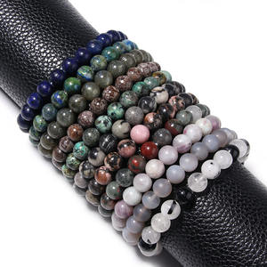 8mm Naturheilstein Kristallperlen Armband Edelstein Stretch-Armband - Product Image 2