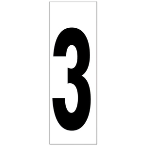 Numero Adesivo 46x140 mm. No. 3 - Product Image 1