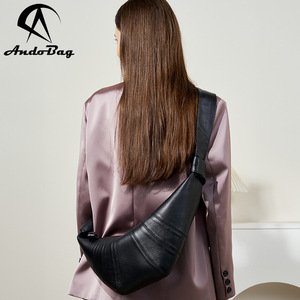 Bolso de Hombro de Piel de Oveja Suave Andong, para Mujer, Estilo Casual, para Viajes, Uso Diario, Trabajo, Bolso Bandolera - Product Image 1