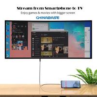 Cable USB C a HDMI 4K 60Hz, Adaptador Tipo C a HDMI, Compatible con Thunderbolt 3, Aluminio Chapado en Oro para MacBook iPad Pro