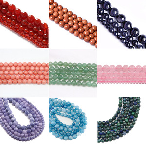 Perles en pierre naturelle de qualité 7A, agate rouge, perles rondes pour bracelet, fabrication de bijoux, vente en gros, origine Yiwu - Product Image 5