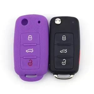 Factory Custom Protect Remote Control Case Sleeve Rubber Silicone Car Key Cover