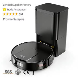 Robot aspirateur intelligent V2G-SJ à vidage automatique, serpillière, nettoyage automatique, 3500Pa, contrôlé par application, filtre HEPA, moteur sans balais, hôtel - Product Image 1