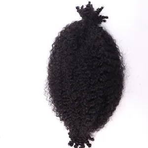 Groothandel Candy Afro Kinky Human Hair Extensions Hair Twist Afro Twist Haar Voor Zachte Locs